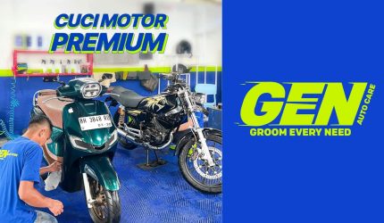 GEN Autocare Sungai Penuh dengan fasilitas cuci motor modern dan air bersih mata air