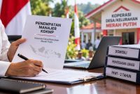 Ilustrasi penempatan manajer KDKMP yang akan disesuaikan dengan domisili.
