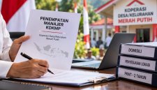Ilustrasi penempatan manajer KDKMP yang akan disesuaikan dengan domisili.
