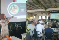 Dewi Yulianti memimpin rapat identifikasi pemenuhan hak dasar masyarakat Desa Pondok Agung.