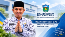 Bovi Handriyanto, Plt Kepala Dinas Pendidikan Kota Sungai Penuh.