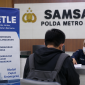 Layanan ETLE terintegrasi di Samsat Polda Metro Jaya. (Foto AI)