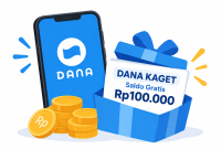 Ilustrasi DANA Kaget dan saldo digital gratis.