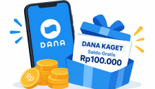 Ilustrasi DANA Kaget dan saldo digital gratis.