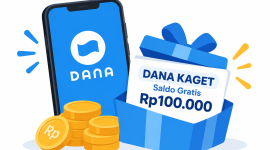 Ilustrasi DANA Kaget dan saldo digital gratis.