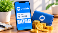 Ilustrasi aplikasi reward penghasil saldo DANA.