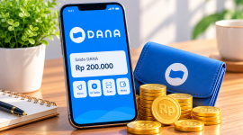 Ilustrasi aplikasi reward penghasil saldo DANA.
