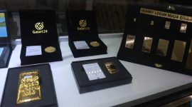 Harga emas Galeri 24, Antam, dan UBS di Pegadaian pada 10 September 2026.(Foto : CNBC Indonesia/Muhammad Sabki)