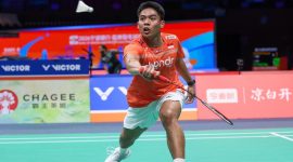 Moh Zaki Ubaidillah menjadi penentu kemenangan Indonesia atas China pada final badminton beregu putra Asian Games 2026.