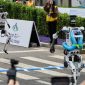Foto: Robot humanoid Tiangong Ultra dalam ajang Humanoid Robot Half Marathon di Beijing, China, 19 April 2026. (REUTERS/Maxim Shemetov)