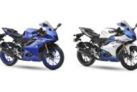Yamaha R15 V4 Quickshifter mendapat pilihan warna Racing Blue dan Matte Pearl White di pasar India.(Foto : Yamaha/detik.com)
