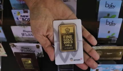 Harga emas Pegadaian hari ini untuk Galeri24, Antam, dan UBS pada 29 Oktober 2026.