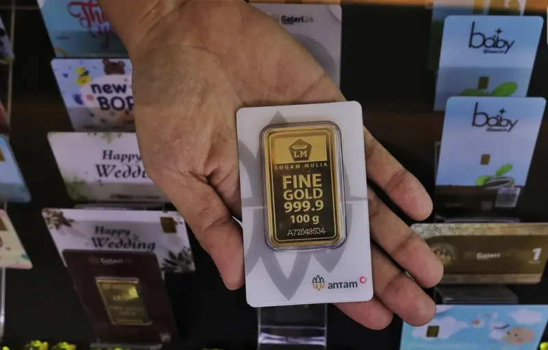 Daftar harga emas Galeri24, Antam, dan UBS di Pegadaian pada Kamis, 29 Oktober 2026.(Foto : Liputan6.com/Angga Yuniar)