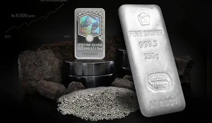 Harga perak Antam hari ini turun menjadi Rp 37.700 per gram pada 15 Oktober 2026