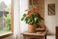 Cara Rawat Anthurium di Rumah. (AI Generated)