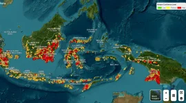 Kemenhut mencatat 1.085 hotspot di Sumatra dan Kalimantan hingga 12 Oktober 2026 pukul 21.00 WIB.(Foto : Dok: sipongi.gakkum.kehutanan.go.id)