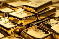 Harga emas dunia menguat ke US$ 4.020,60 per ons menjelang keputusan suku bunga The Fed.(Foto By AI/liputan6.com)