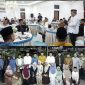 Wako Alfin dan Wawako Azhar bersama Kafilah Sungai Penuh jelang MTQ ke-55 Provinsi Jambi, Selasa (6/10/2026).