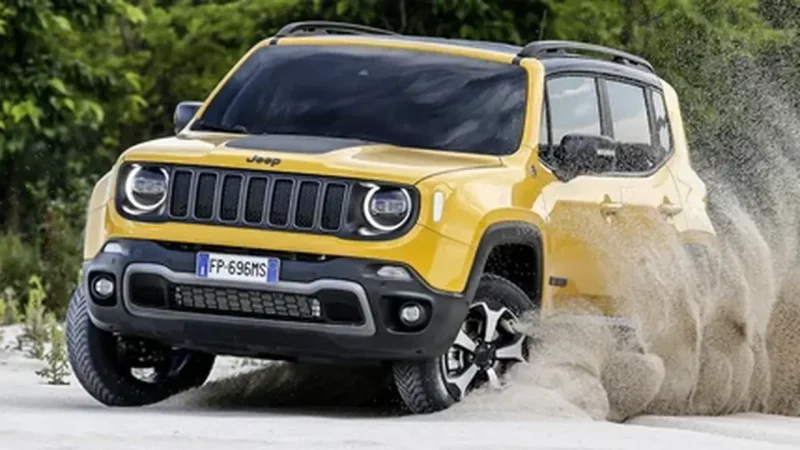 Jeep menyiapkan Renegade generasi baru dengan platform STLA One dan sistem penggerak 4x4.(Foto : Carscoops)