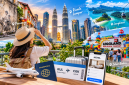 Destinasi wisata Malaysia 2027 untuk liburan seru dan hemat bersama keluarga. ( Foto AI)