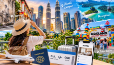 Destinasi wisata Malaysia 2027 untuk liburan seru dan hemat bersama keluarga. ( Foto AI)