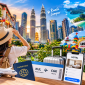Destinasi wisata Malaysia 2027 untuk liburan seru dan hemat bersama keluarga. ( Foto AI)