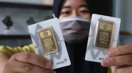 Harga emas Galeri24, Antam, dan UBS di Pegadaian turun pada Jumat (2/10/2026).(Foto : Liputan6.com/Angga Yuniar)