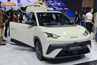 BYD Atto 1 memimpin penjualan mobil terlaris di Indonesia pada September 2026, mengungguli Toyota Avanza.(Foto : Liputan6.com/Pramita Tristiawati)
