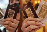 Harga emas Antam pada Minggu, 18 Oktober 2026, bertahan di Rp 2.572.000 per gram.(Foto : Liputan6.com/Angga Yuniar)