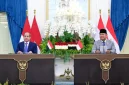 Prabowo Subianto bertemu Presiden Mesir Abdel Fattah El-Sisi di Istana Merdeka, Jakarta. ( Foto istimewa)
