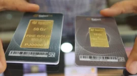 Daftar harga emas Antam, UBS, dan Galeri24 di Pegadaian pada Senin, 19 Oktober 2026.(Foto : Liputan6.com/Angga Yuniar)