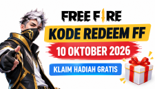 Kode redeem FF terbaru 10 Oktober 2026 untuk pemain Free Fire yang ingin mencoba klaim hadiah gratis dari Garena.(foto AI)