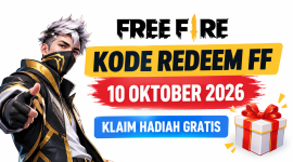 Kode redeem FF terbaru 10 Oktober 2026 untuk pemain Free Fire yang ingin mencoba klaim hadiah gratis dari Garena.(foto AI)