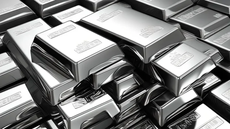 Harga perak Antam hari ini, Selasa (6/10/2026), stabil di level Rp40.900 per gram.(Foto : Ilustrasi perak-silver by AI)