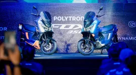Polytron FOX 350, motor listrik untuk mobilitas harian dengan pilihan sewa baterai dan beli putus.
