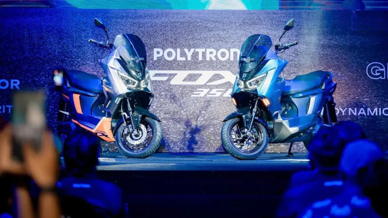 Polytron FOX 350, motor listrik untuk mobilitas harian dengan pilihan sewa baterai dan beli putus.