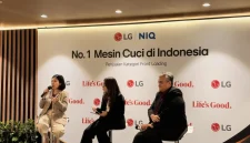 LG menghadirkan mesin cuci berteknologi AI dan berkapasitas besar untuk memenuhi kebutuhan rumah tangga modern. (Foto : Liputan6.com/Iskandar)