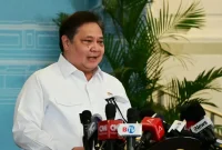 Menteri Koordinator Bidang Perekonomian Airlangga Hartarto di Istana Negara, Jakarta. (Dok Kemenko Perekonomian)