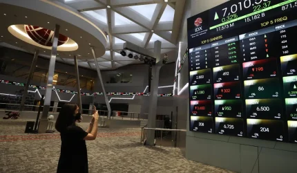 IHSG anjlok 3,49 persen saat rupiah menembus Rp 18.136 per dolar AS.
