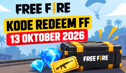 Ilustrasi Kode Redeem FF 13 Oktober 2026: Hadiah Gratis Free Fire