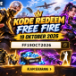 Ilustrasi kode redeem Free Fire tanggal 19 Oktober 2026 dengan tampilan karakter keren dan berbagai hadiah menarik.