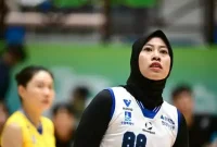 Debut Megawati Hangestri Pertiwi bersama klub barunya, Hyundai Hillstate, pada Kovo Cup 2026 berakhir dengan kekalahan telak. (KOVO)