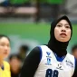 Debut Megawati Hangestri Pertiwi bersama klub barunya, Hyundai Hillstate, pada Kovo Cup 2026 berakhir dengan kekalahan telak. (KOVO)