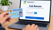 Ilustrasi cara cek desil bansos online menggunakan NIK KTP. ( Foto inbrita)