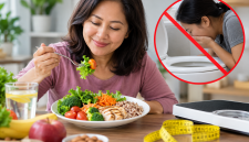 Ilustrasi pola makan sehat untuk menjaga berat badan dan menghindari kebiasaan memuntahkan makanan setelah makan. (Foto inbrita)