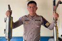 Satlantas Polres Kerinci menertibkan pengendara pengguna knalpot brong.