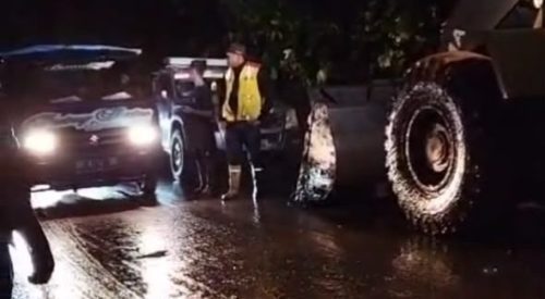 Jalan Sungai Penuh–Tapan kembali dibuka dengan sistem buka tutup usai longsor.