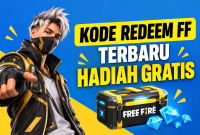 Ilustrasi kode redeem Free Fire terbaru dengan hadiah gratis, bundle eksklusif, weapon loot crate, dan diamond untuk pemain FF.