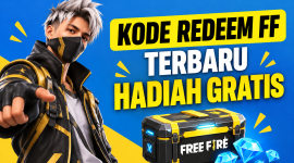 Ilustrasi kode redeem Free Fire terbaru dengan hadiah gratis, bundle eksklusif, weapon loot crate, dan diamond untuk pemain FF.