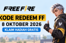 Ilustrasi kode redeem Free Fire 8 Oktober 2026 dengan hadiah gratis untuk para Survivors.